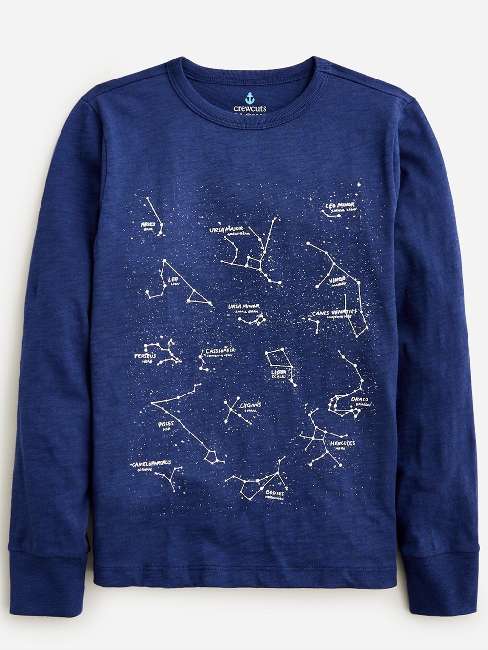 JCREW KIDS' LONG-SLEEVE CONSTELLATION GRAPHIC T-SHIRT